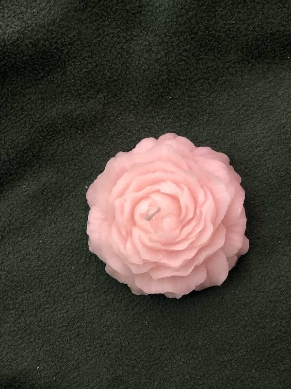 1 pc large scented peony flower candle 4