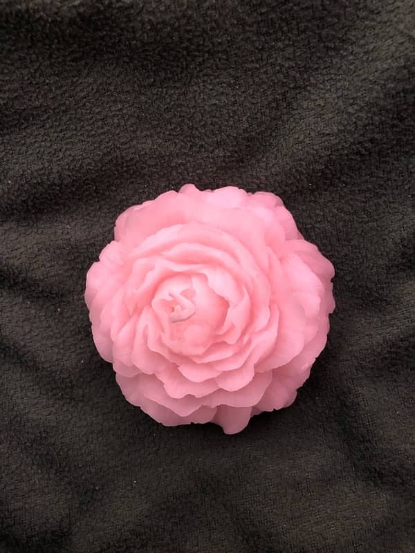 1 pc large scented peony flower candle 5