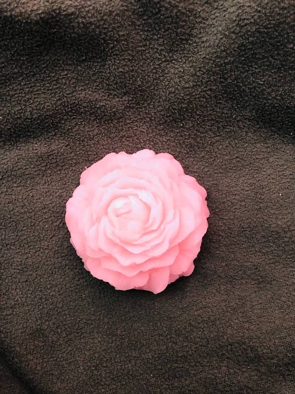 1 pc large scented peony flower candle 10