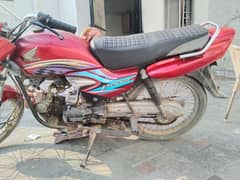 Honda 100 2014 model urgent sale lahore