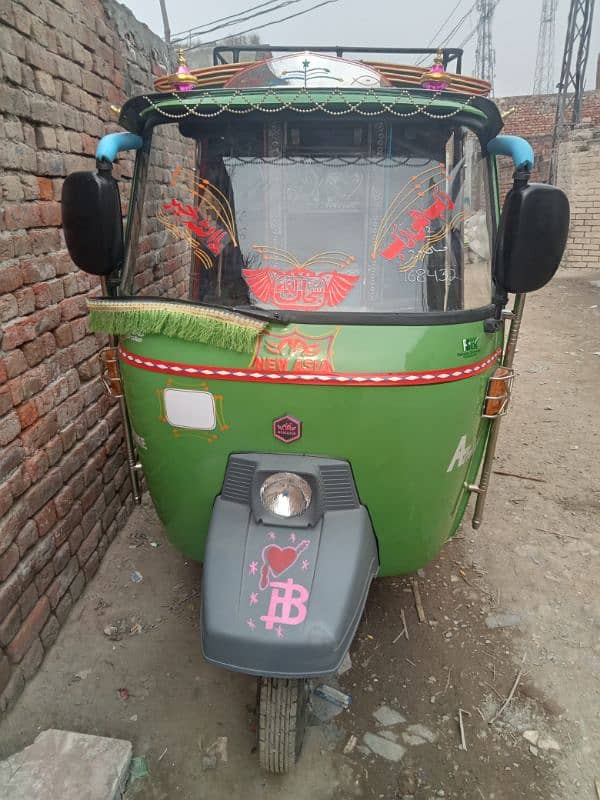 new Asia auto riksha 4 stoke dobal shaak 1