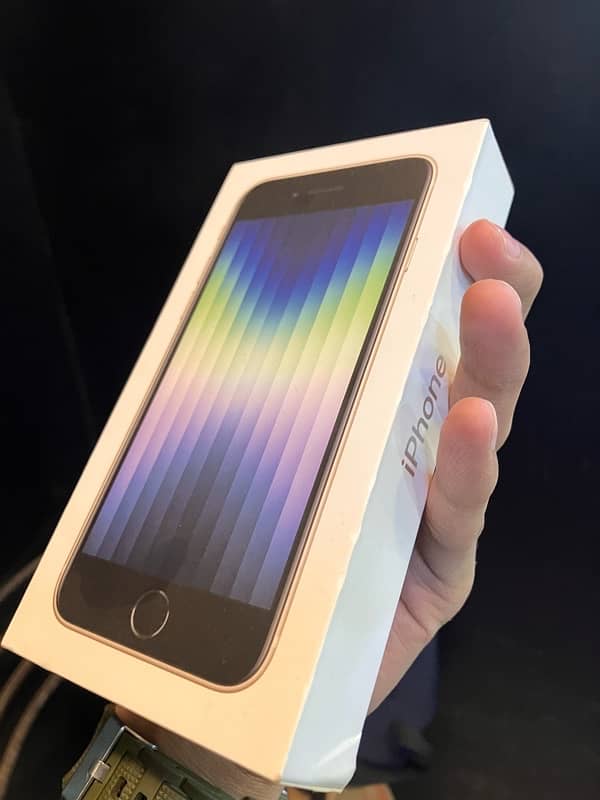 iphone SE 3rd gen jv 64gb with box 9