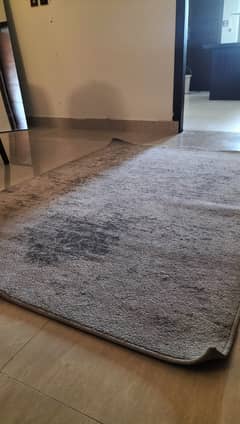 Grey Abstract Space Rug