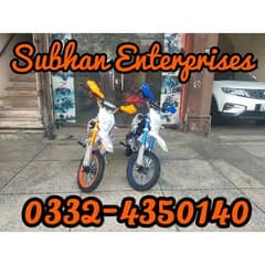 Brand New 124cc Mini Dirt Bikes & Atv Quad Bikes Delivery In All Pak