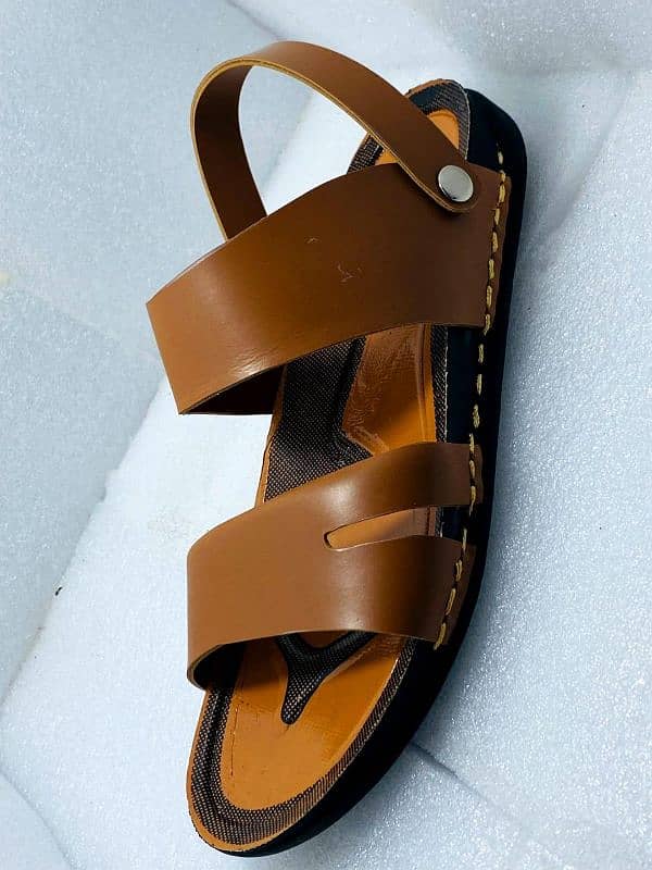 men's casual synthetic leather sandals 4