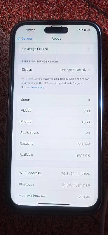 iphone 14pro max 256gb read add 3