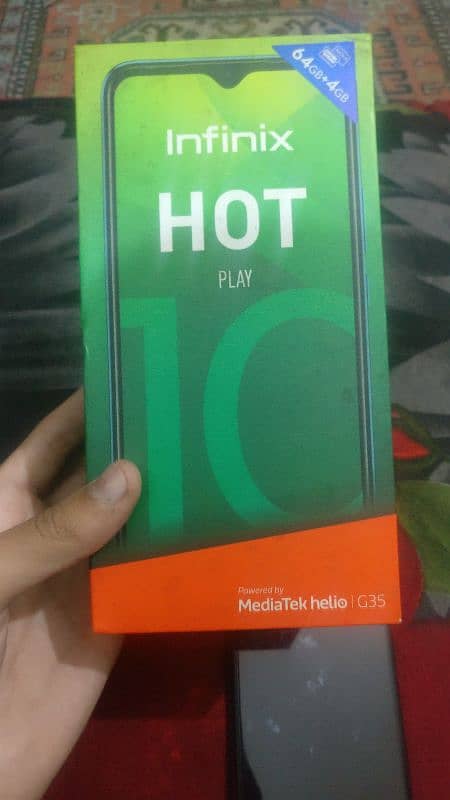 Infinix Hot 10 Play For Sale With Box And Changer number 03214744356 6