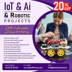 IoT Based Projects. Ai Based Projects. Robotic Based Projects.