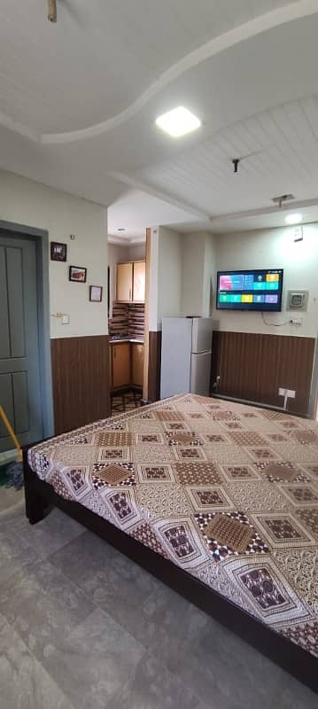 One Bed Apartment Studio E-11 Makkah Tower Near F-11 0