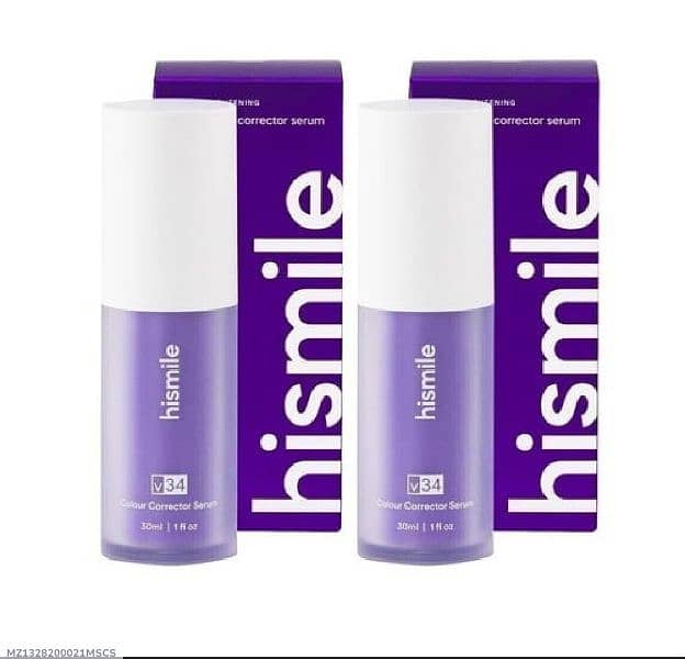 Teeth Whitening V34 Colour Corrector Serum  Purple Toothpaste, 30ml 2