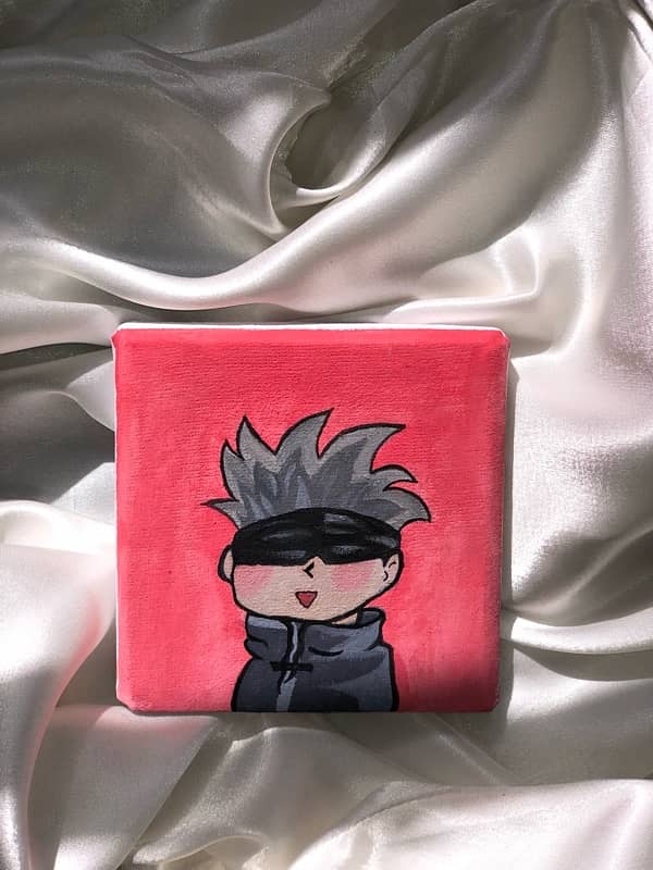 gojo canvas art 0