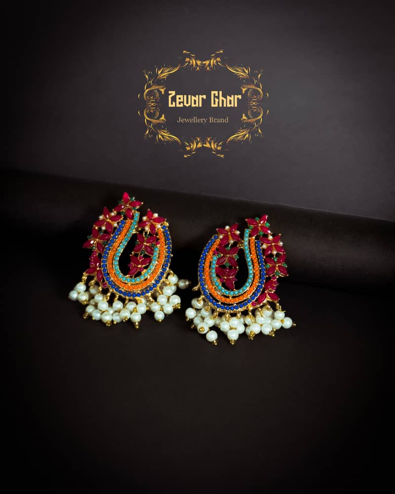 Trendy Pakistani Earrings – Affordable Artificial Jewelry | Nationwide 6