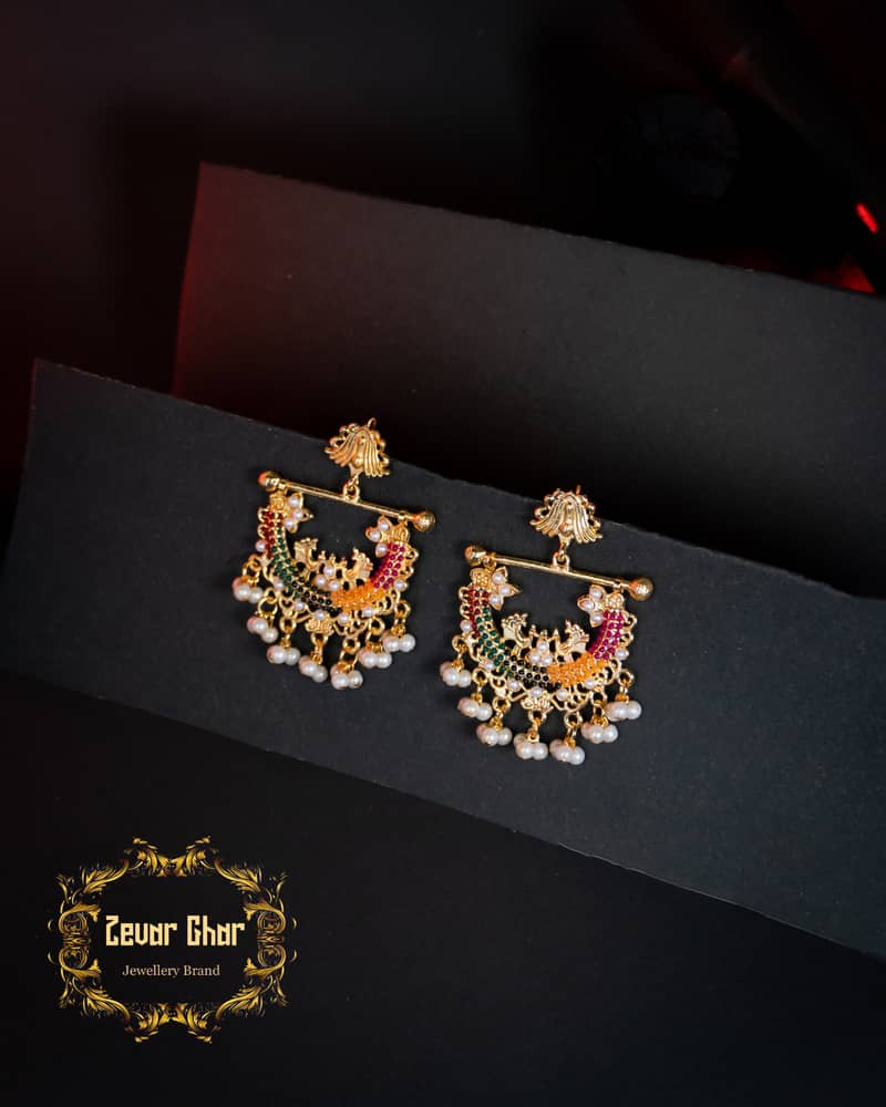 Trendy Pakistani Earrings – Affordable Artificial Jewelry | Nationwide 13