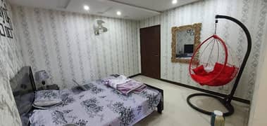 1 bed fully furnished apartment for rent Jasmine Block Bahria Town Lahore