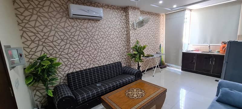 1 bed fully furnished apartment for rent Jasmine Block Bahria Town Lahore 2