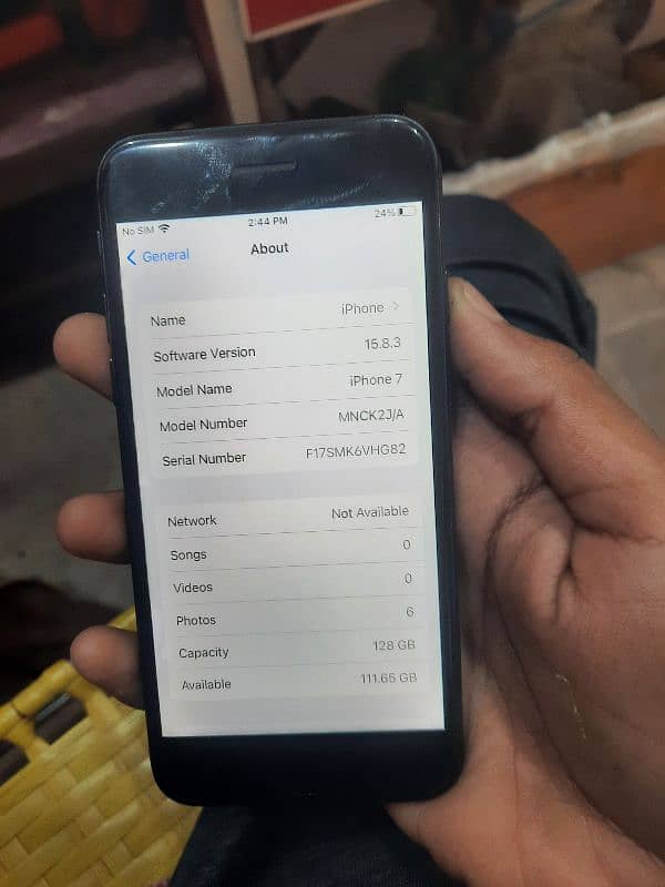 iphone7 pta Approved 128Gb Withbox 0