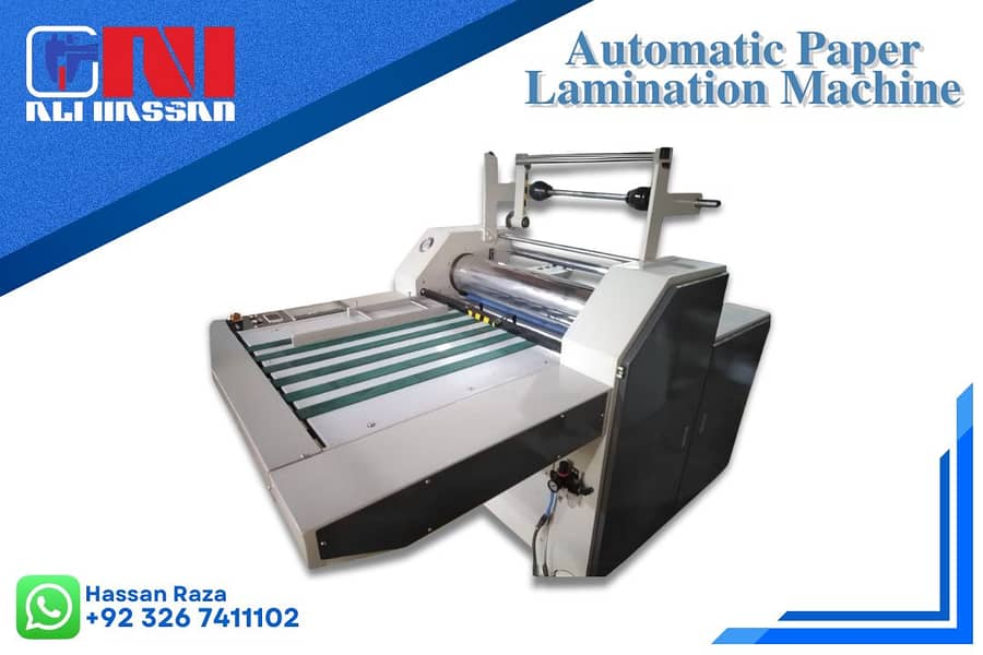 Auto lamination machine Glue and Paper lamination Thermal lamination 1