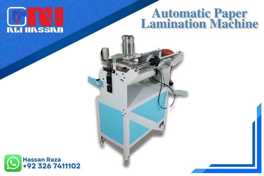 Auto lamination machine Glue and Paper lamination Thermal lamination 3