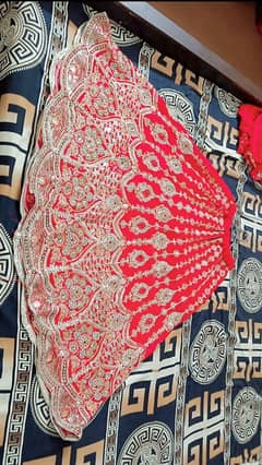 Bridal lehenga and bridal short frock