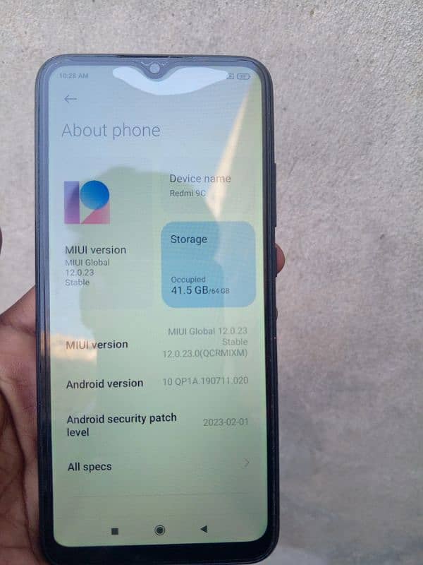 Redmi 9c 4. GB RAM. 64. GB memory hai only mobile hai condition theek 1