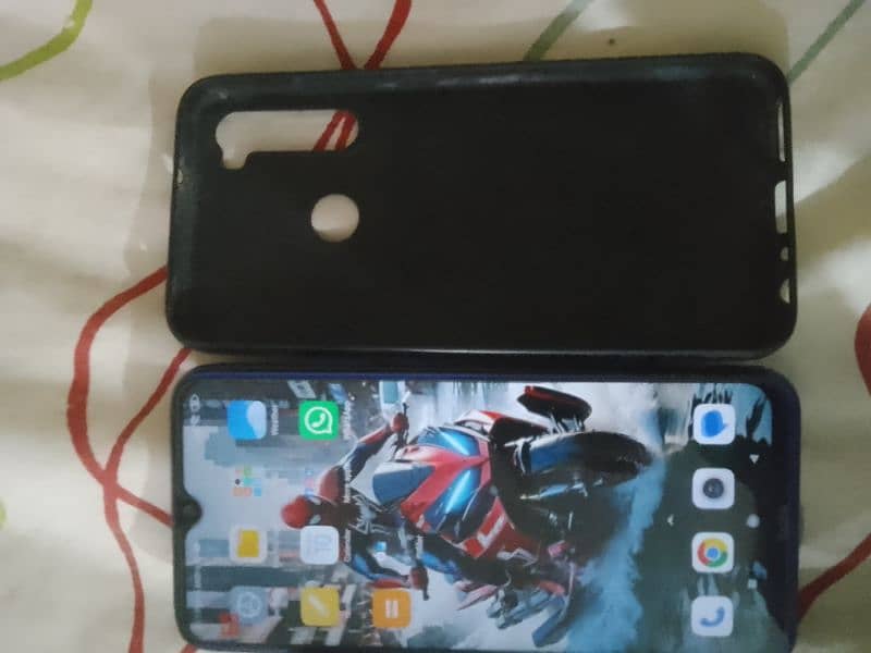 Redmi note 8 4/64 pta approved 10/9 all ok with back cover 1