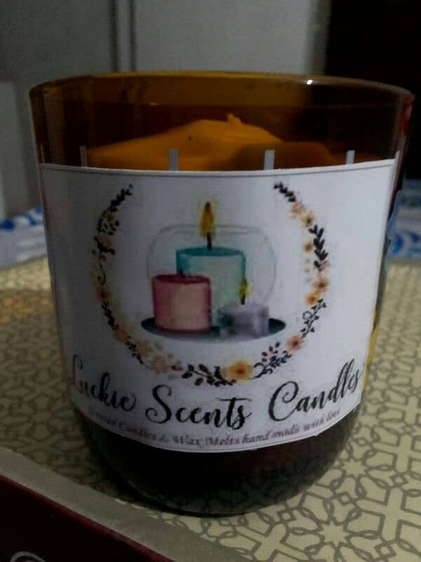 Luckie scents candle hope love vibes 5