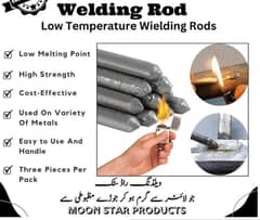 3 Pcs Alloy Steel Low Temperature Welding Rod - Easy to Use