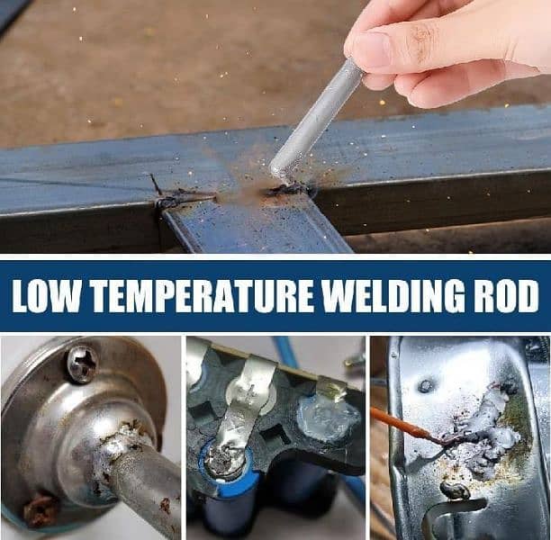 3 Pcs Alloy Steel Low Temperature Welding Rod - Easy to Use 4