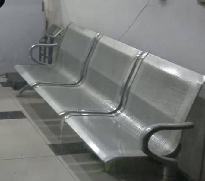 steel sofa 3 seater 0