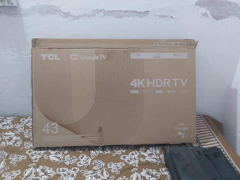 TCL 43 inch LED 4K HDR TV 1