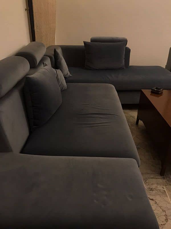 7 seater imported L shaped sofa 2