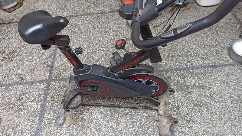 Excercise Cycle With Meter All in Good Condition 0