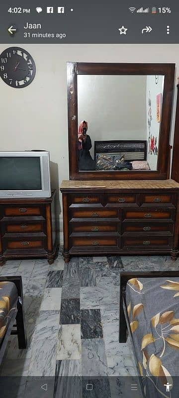 pure sheesham Wood Dressing table 1