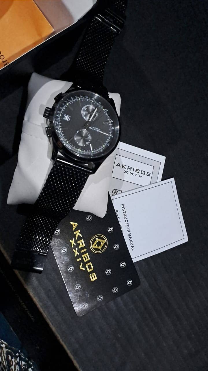 Original Branded Watch AKRIBOS XXIV Contact#03343234392 1