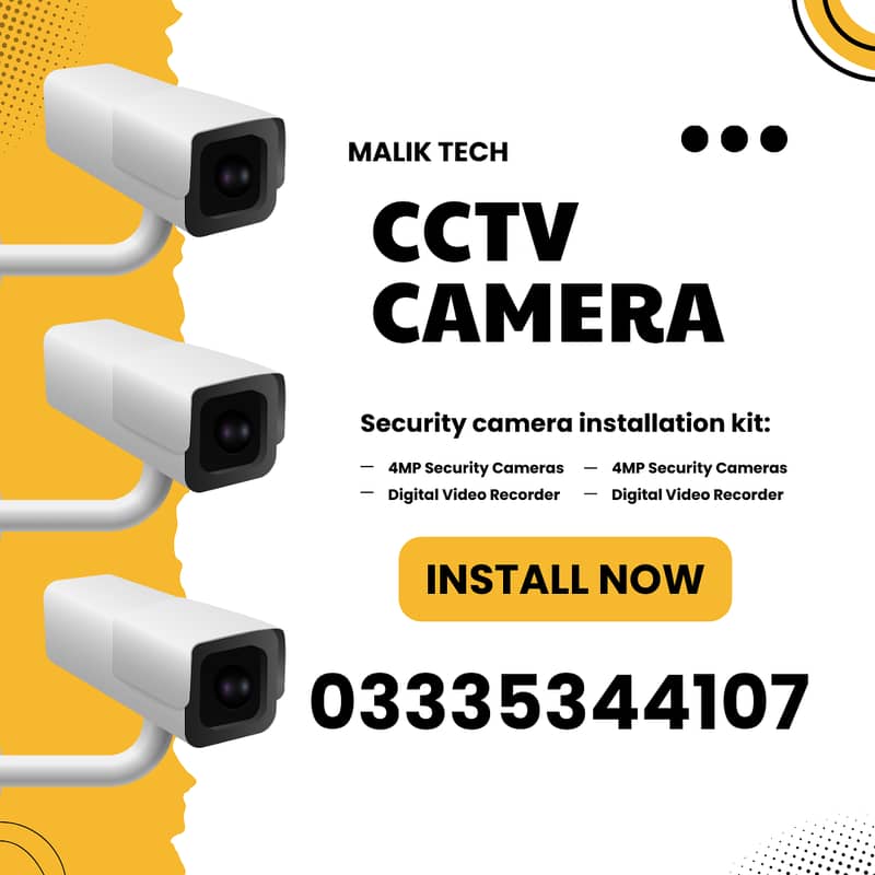 CCTV camera Packages With Installation - Dahua Hikvision Cameras 0