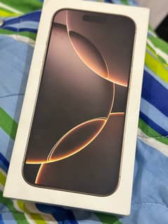 iPhone 16 pro , desert titanium,512gb