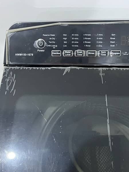 Washing machine 1