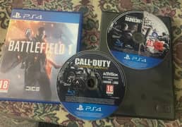 PS4 Games Availables de Battlefield 1 Tom Clancy's Rainbow Six Siege