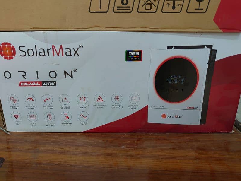 Solar Max Orion 4KW dual hybrid imported inverter 0