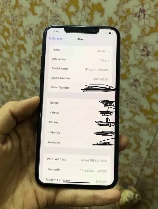 iPhone 11 Pro Max PTA APPROVED (256)GB 2