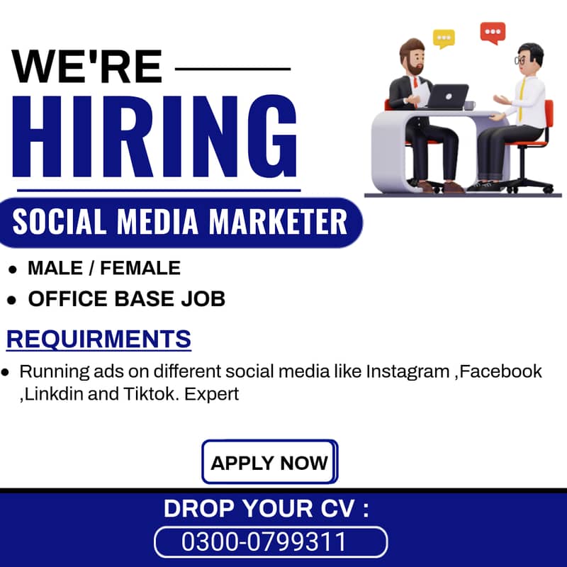 Social MEDIA Marketing expert job-famele /male 0