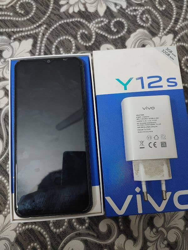 Vivo Y12s 3/32 With orignal Charger and Box 1