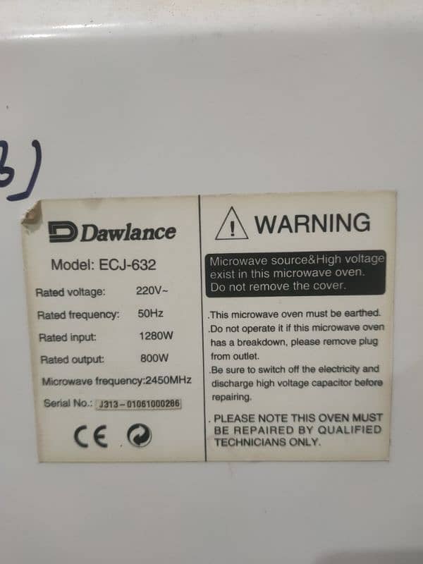 Microwave Dawlance Model Available For Sale 4