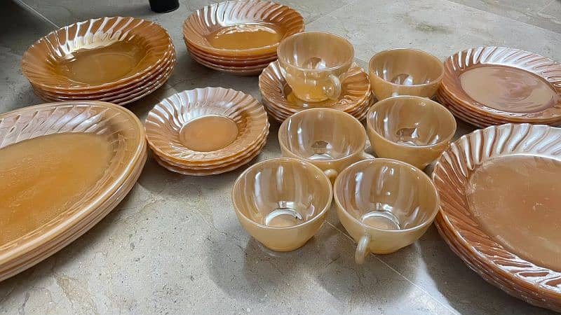 43 piece dinner set and mirror fancy stand bowl 5