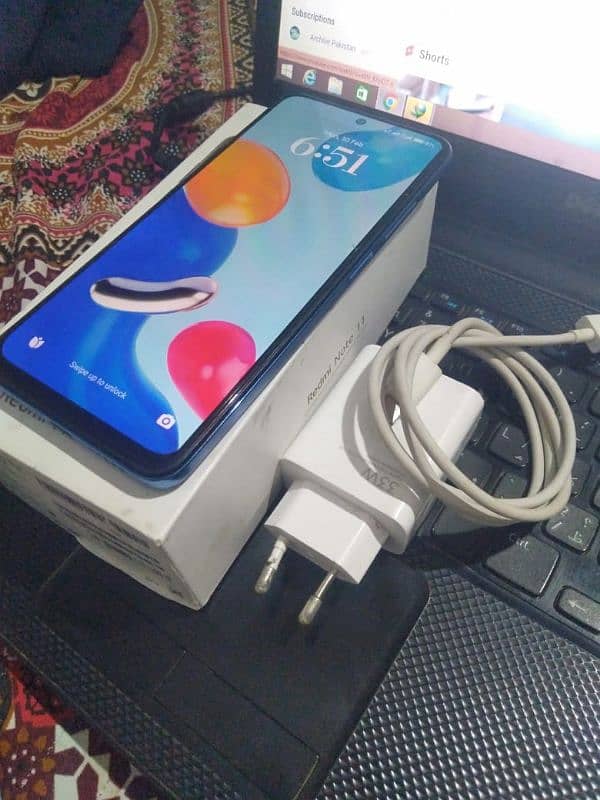 Redmi Note 11 – 4+4GB RAM | 128GB Storage | Complete Box – Like New! 2