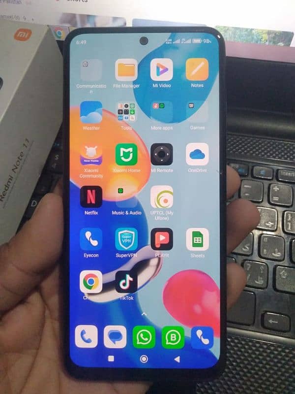 Redmi Note 11 – 4+4GB RAM | 128GB Storage | Complete Box – Like New! 3