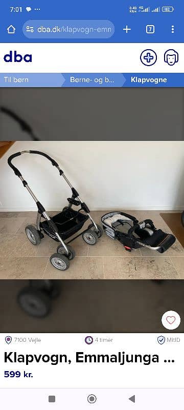 Baby pram imported. 12