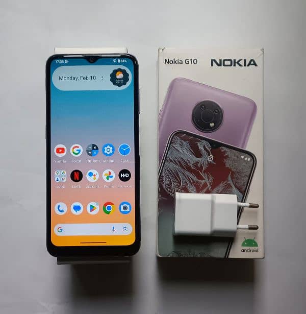 NOKIA G10 4/64 WITH BOX & CHARGER 4