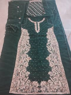 Embroidery Suit / 3pc suit / Ladies formal Collection/Party wear suits