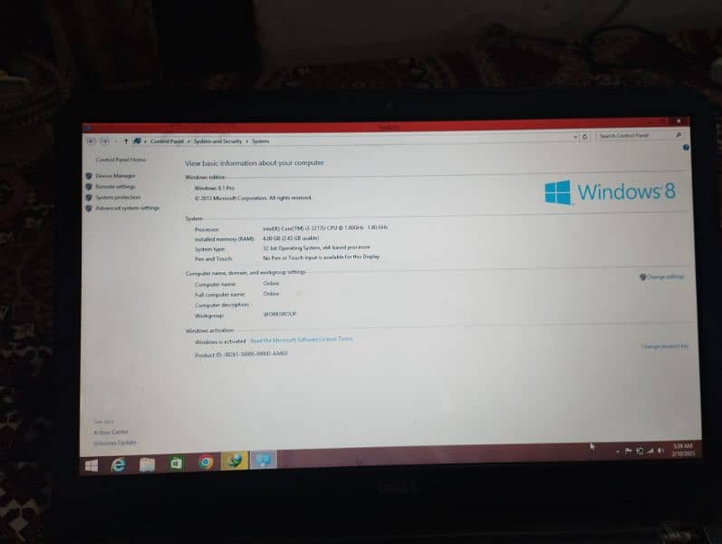 Dell 19" Laptop | Core i3 | 4GB RAM | 500GB HDD | Windows 8.1 0